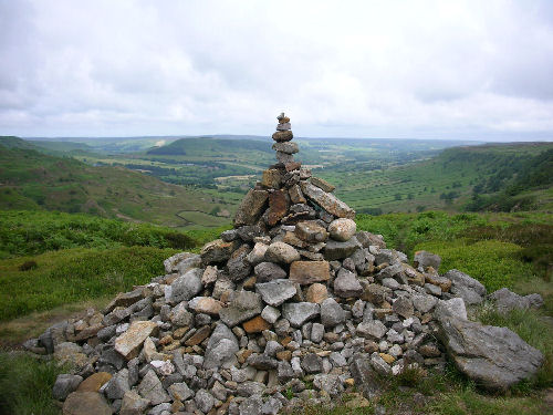 Large and delicate cairn at Great Fryup Dale